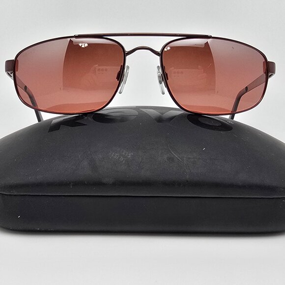Revo 3014 093/K1 Copper Frame Polarized H2O Rose Glass Lens Aviator Sunglasses - Picture 1 of 16